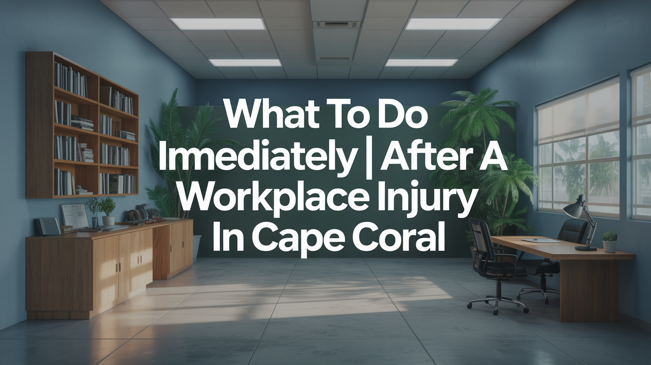 What to Do Immediately After a Workplace Injury in Cape Coral