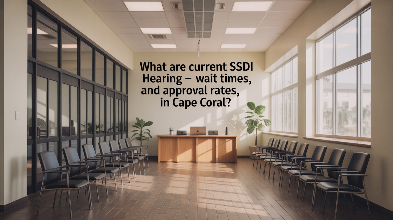 What Are the Current SSDI Hearing Wait Times and Approval Rates in Cape Coral?