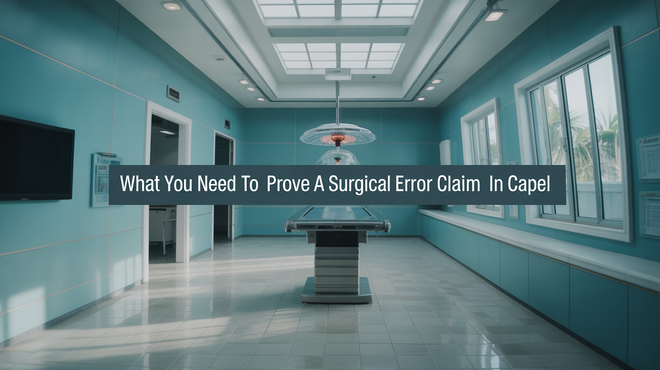 What You Need to Prove a Surgical Error Claim in Cape Coral