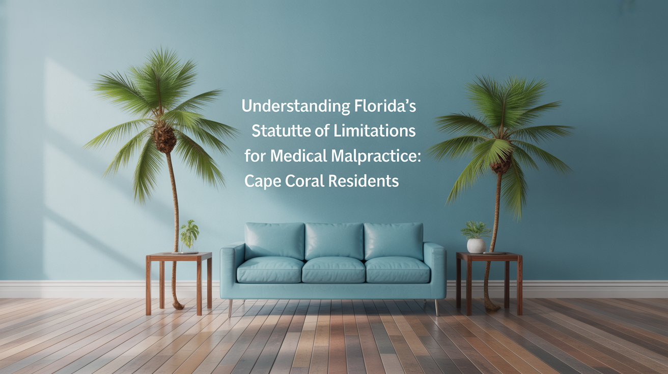 Understanding Florida's Statute of Limitations for Medical Malpractice: A Guide for Cape Coral Residents