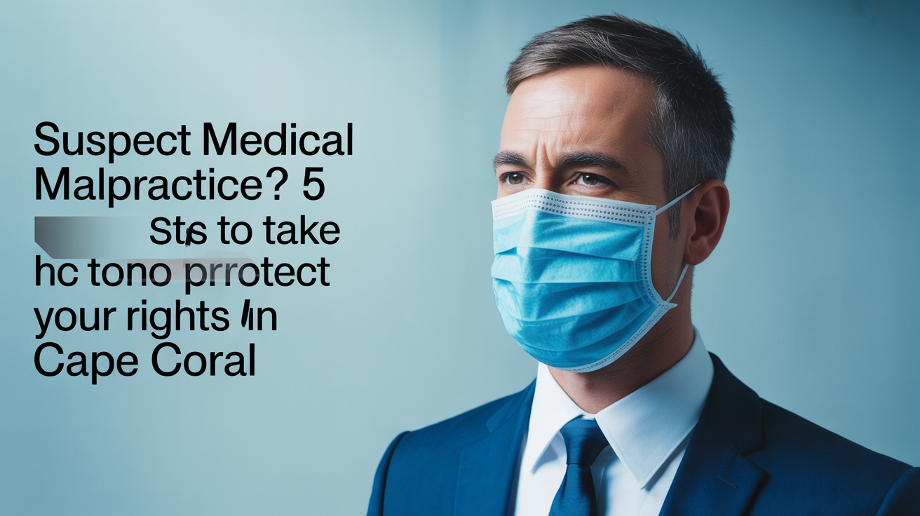 Suspect Medical Malpractice? 5 Steps to Take to Protect Your Rights in Cape Coral