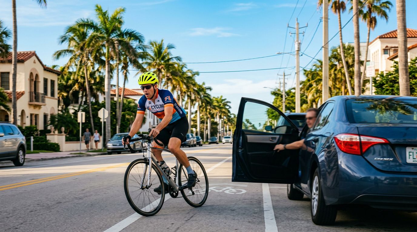 Florida Bicycle Dooring Claims: Proof Injured Riders Need