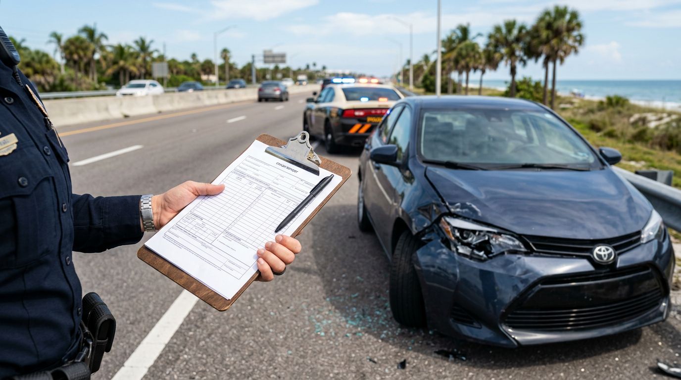 Florida Crash Claims When the Police Report Gets Fault Wrong