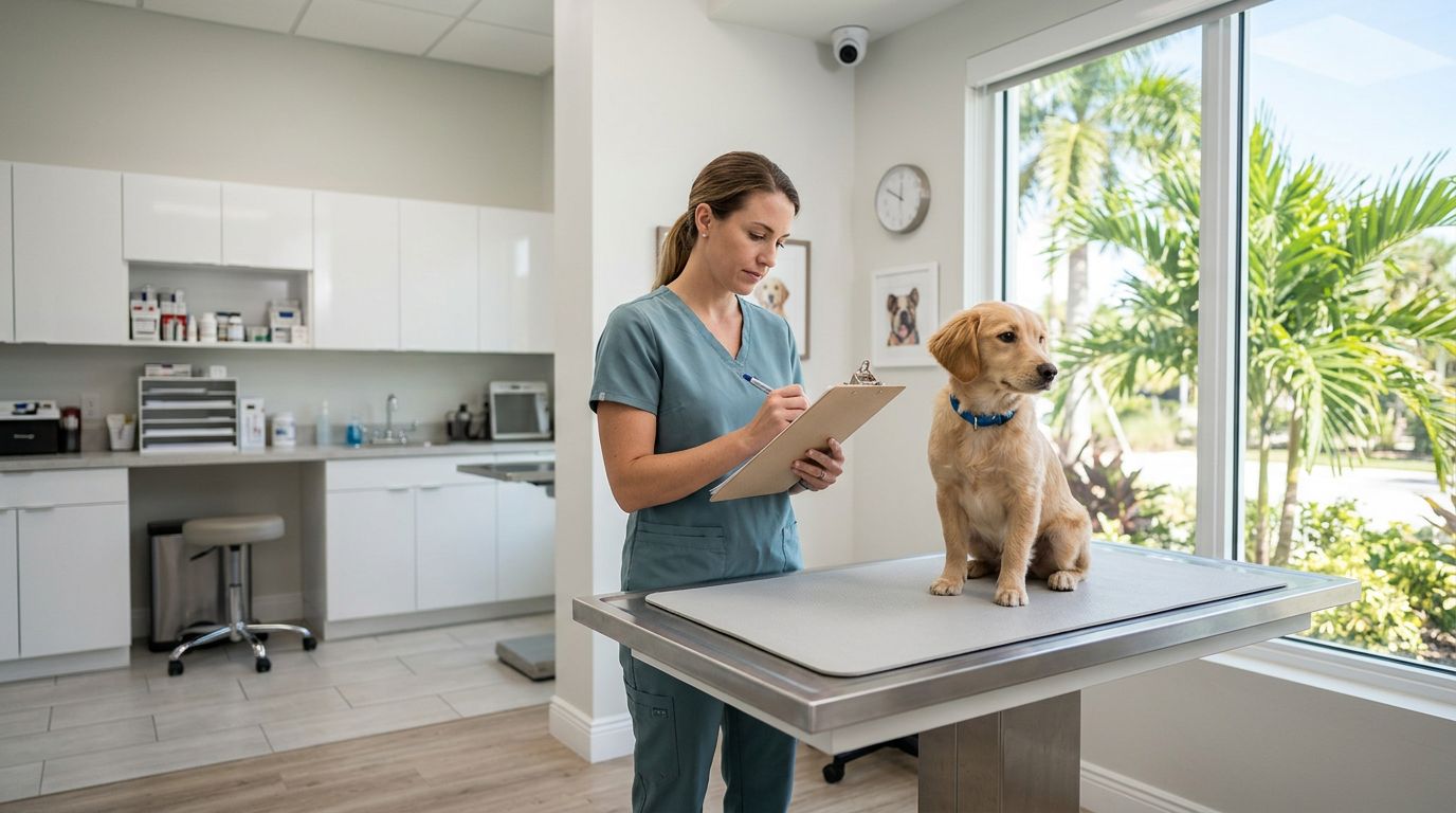 Florida Dog Bite Claims at Vet Clinics: Camera and Intake Records