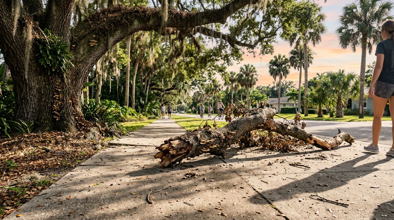 Florida Falling Tree Branch Injury Claims and Prior Notice