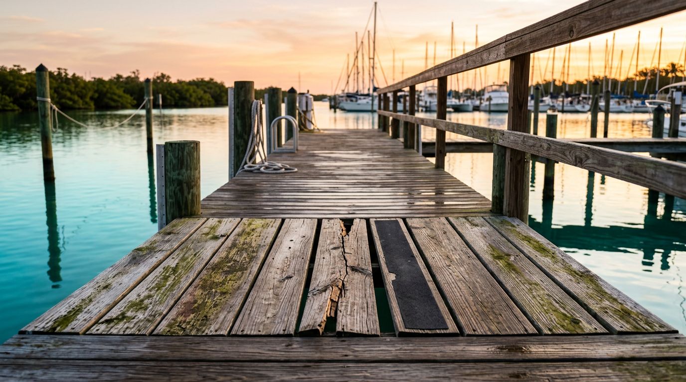 Florida Marina Dock Slip and Fall Claims: What Proves Negligence