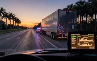 Florida Semi Truck Rear-End Crash Claims and ELD Proof