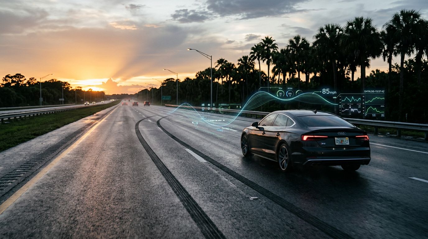 Florida Speeding Crash Claims: Black Box and Skid Mark Proof