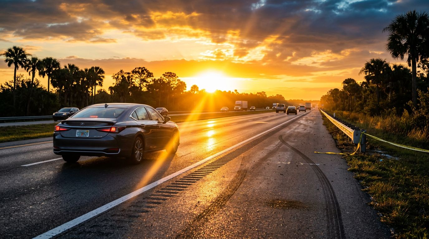 Florida Sun Glare Crashes and the Evidence That Beats Excuses