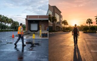 Florida Workers' Comp Parking Lot Injuries Before and After Shifts