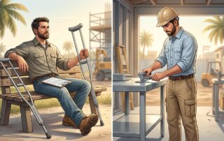 Florida Workers Comp TTD vs TPD After a Job Injury
