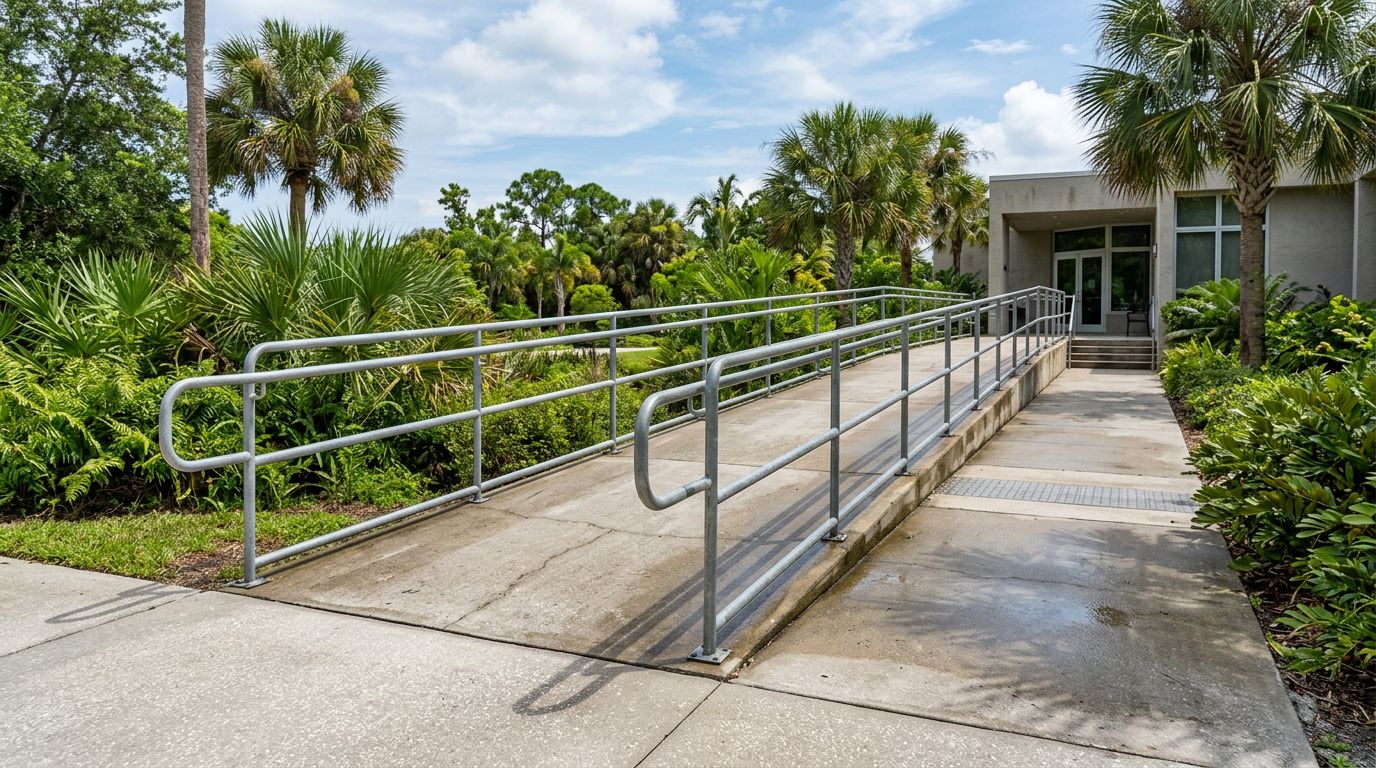 Florida ADA Ramp Fall Claims and Slope Proof