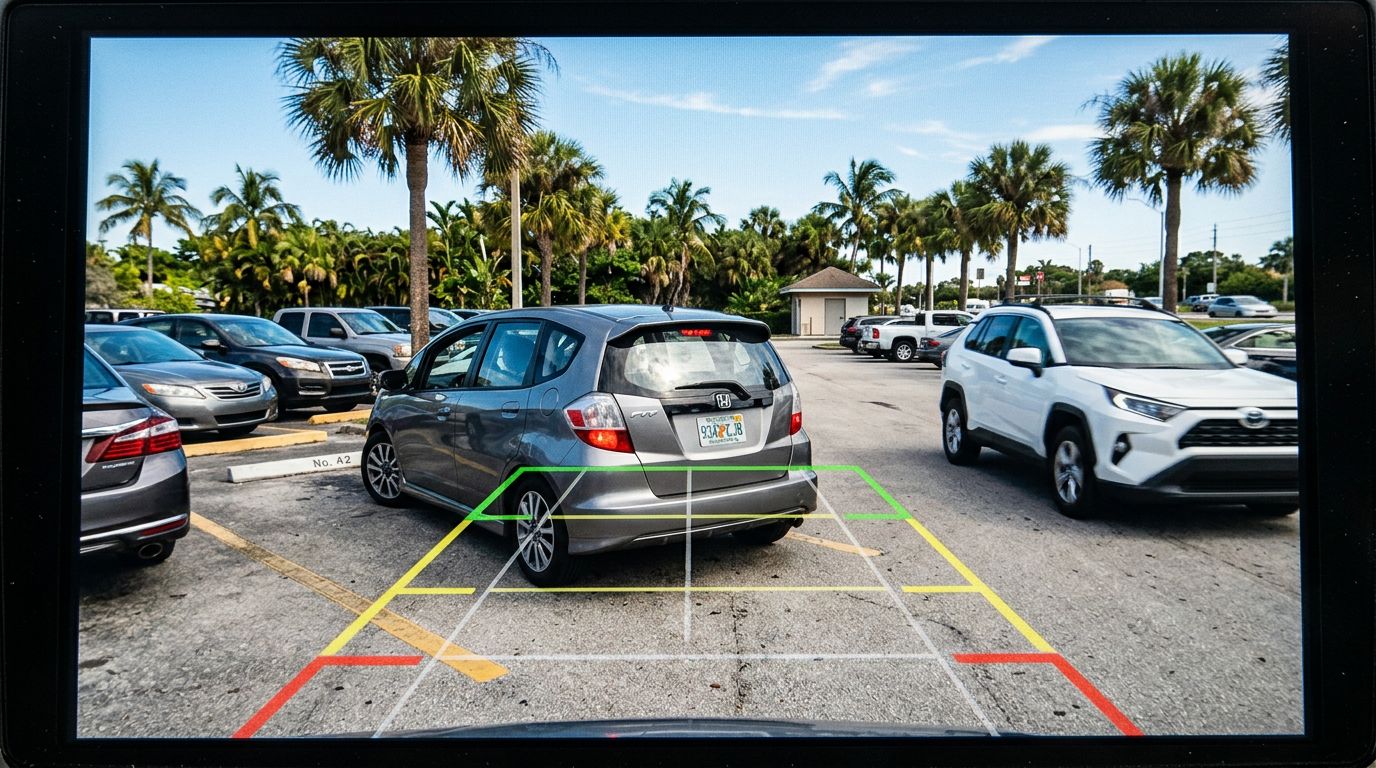 Florida Backing-Out Crash Claims and Reverse Camera Footage
