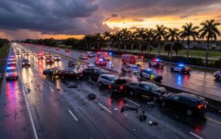 Florida Chain Reaction Crash Claims and How Fault Shifts
