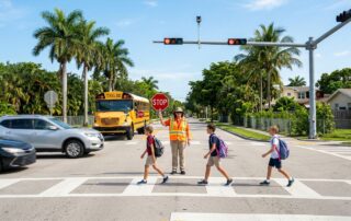 Florida School Zone Crash Claims: Crossing Guard and Camera Proof