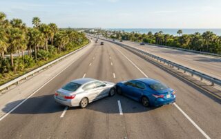 Florida Sideswipe Crash Claims: Lane Change Video