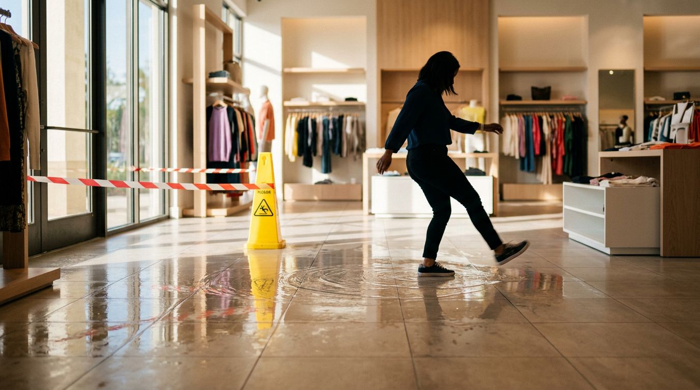 Florida Slip and Fall Claims After a Freshly Mopped Floor
