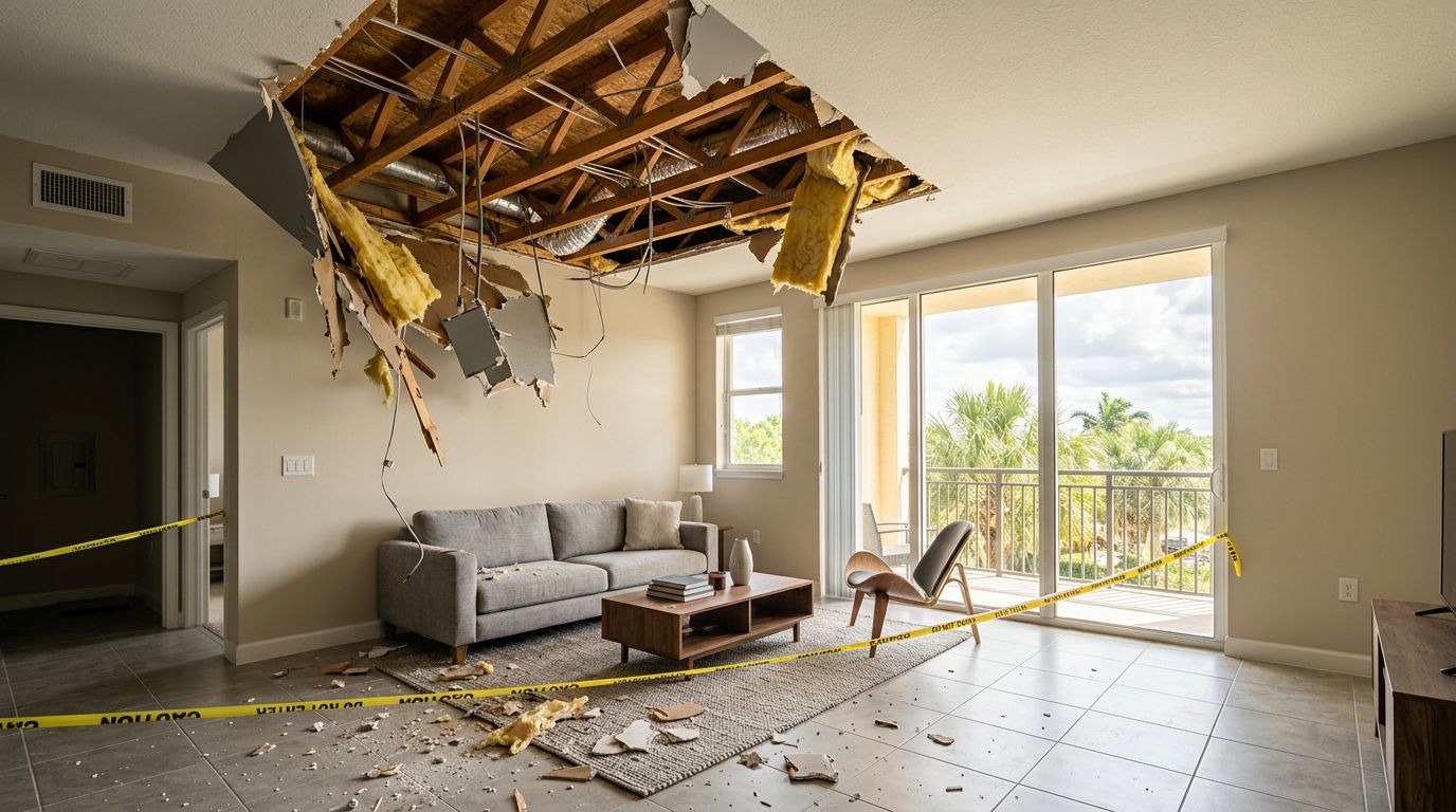 Can You Sue After a Florida Apartment Ceiling Collapse?