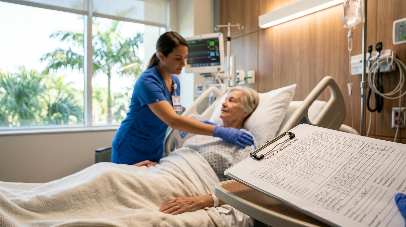 Florida Bed Sore Claims and Turning Chart Records