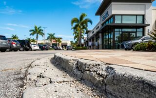 Florida Broken Curb Fall Claims at Shopping Centers
