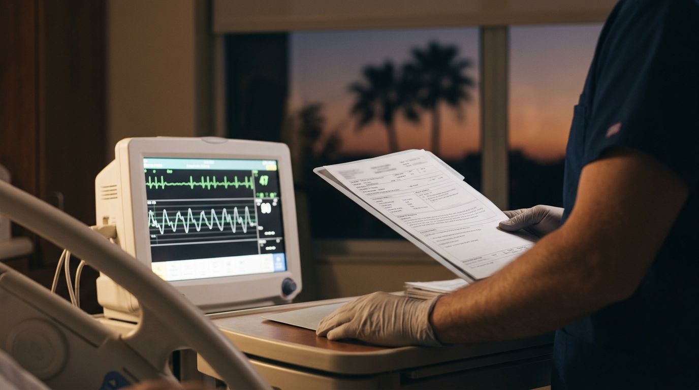 Florida Delayed C-Section Claims and Fetal Distress Records