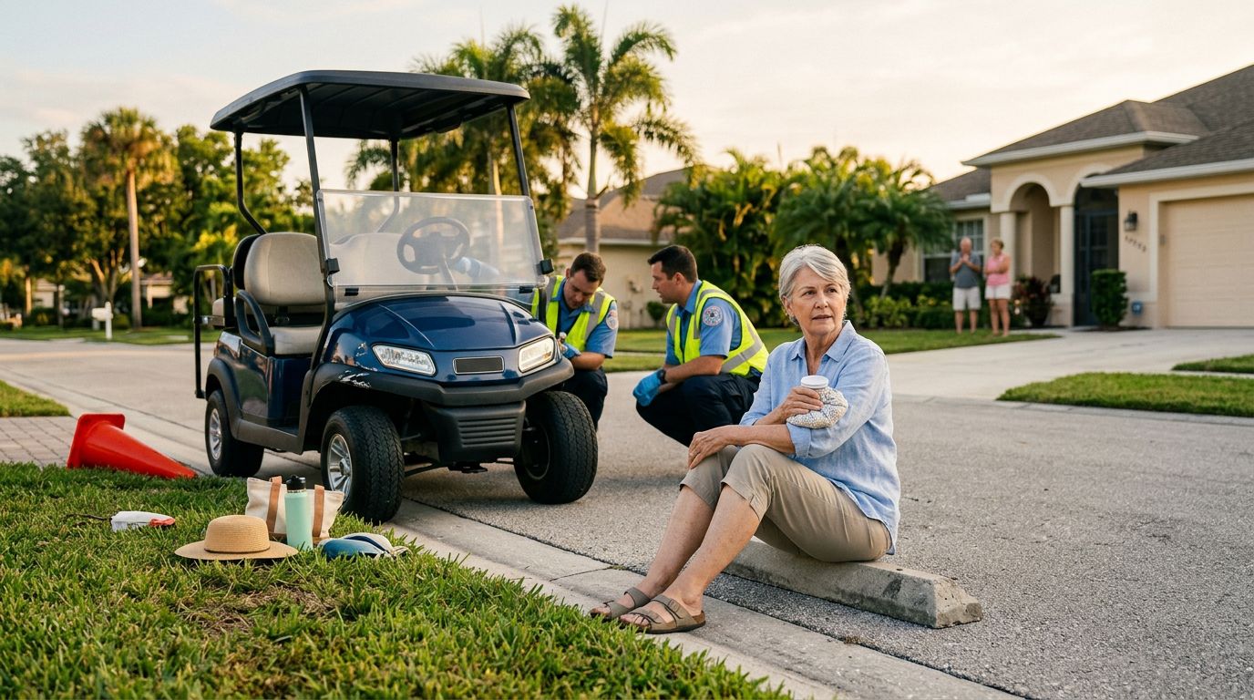 Florida Golf Cart Accident: Steps for Injured Passengers