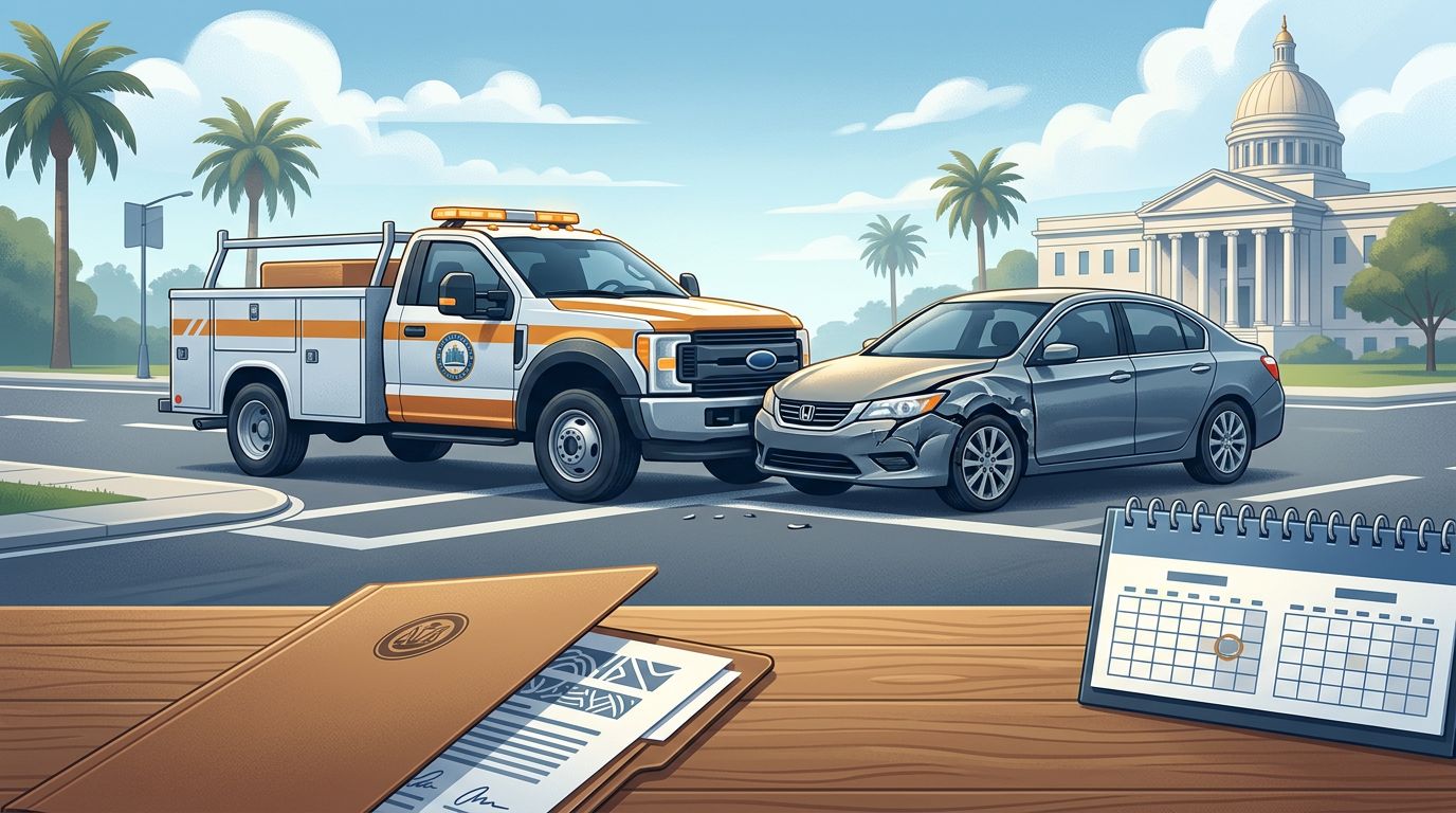 Florida Government Vehicle Crashes: Notice Deadlines and Claims