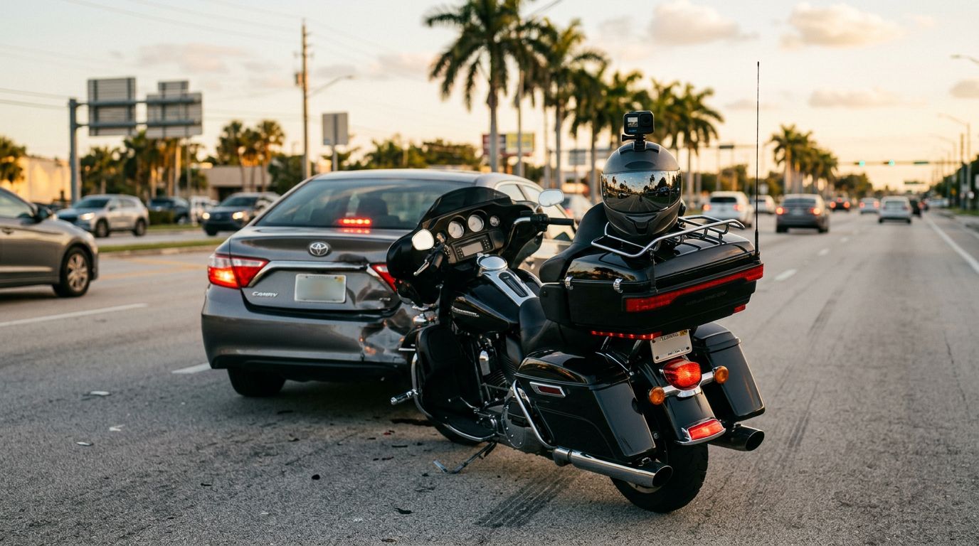 Florida Motorcycle Rear-End Claims and Helmet Camera Evidence