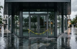 Florida Rainwater Fall Claims at Store Entrances and Camera Footage