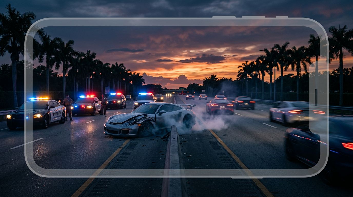 Florida Street Racing Crash Claims and Social Media Video