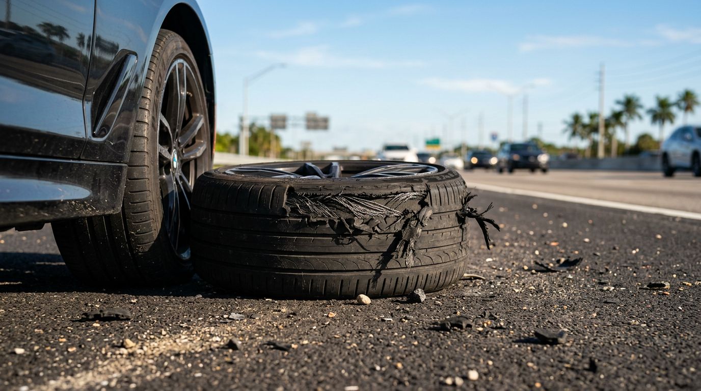 Florida Tire Blowout Claims and Tread Separation Evidence
