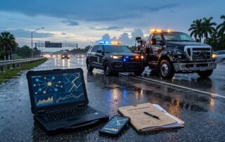 Florida Tow Truck Crash Claims: Dispatch Records and Proof