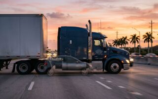 Florida Truck Blind Spot Claims With Side Camera Footage