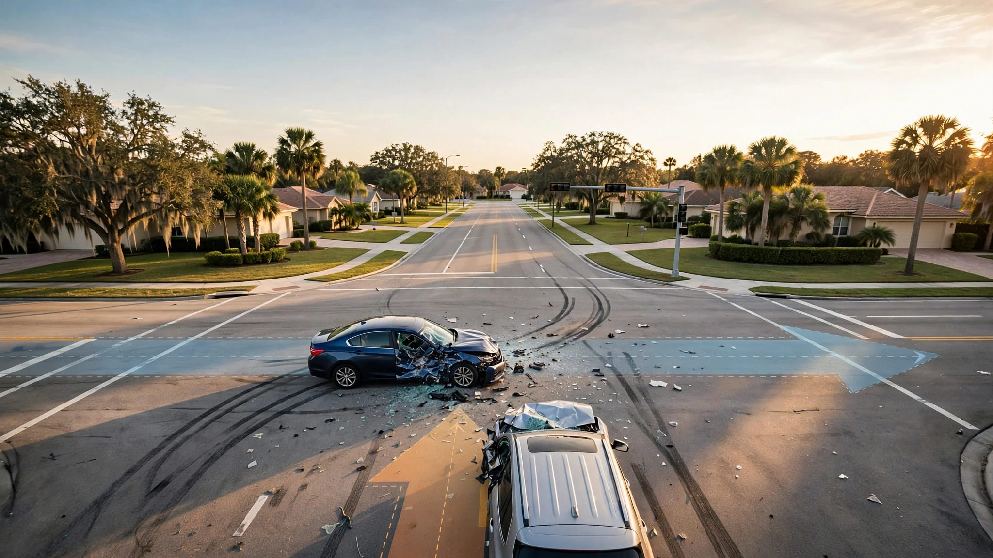 Florida intersection crash claims