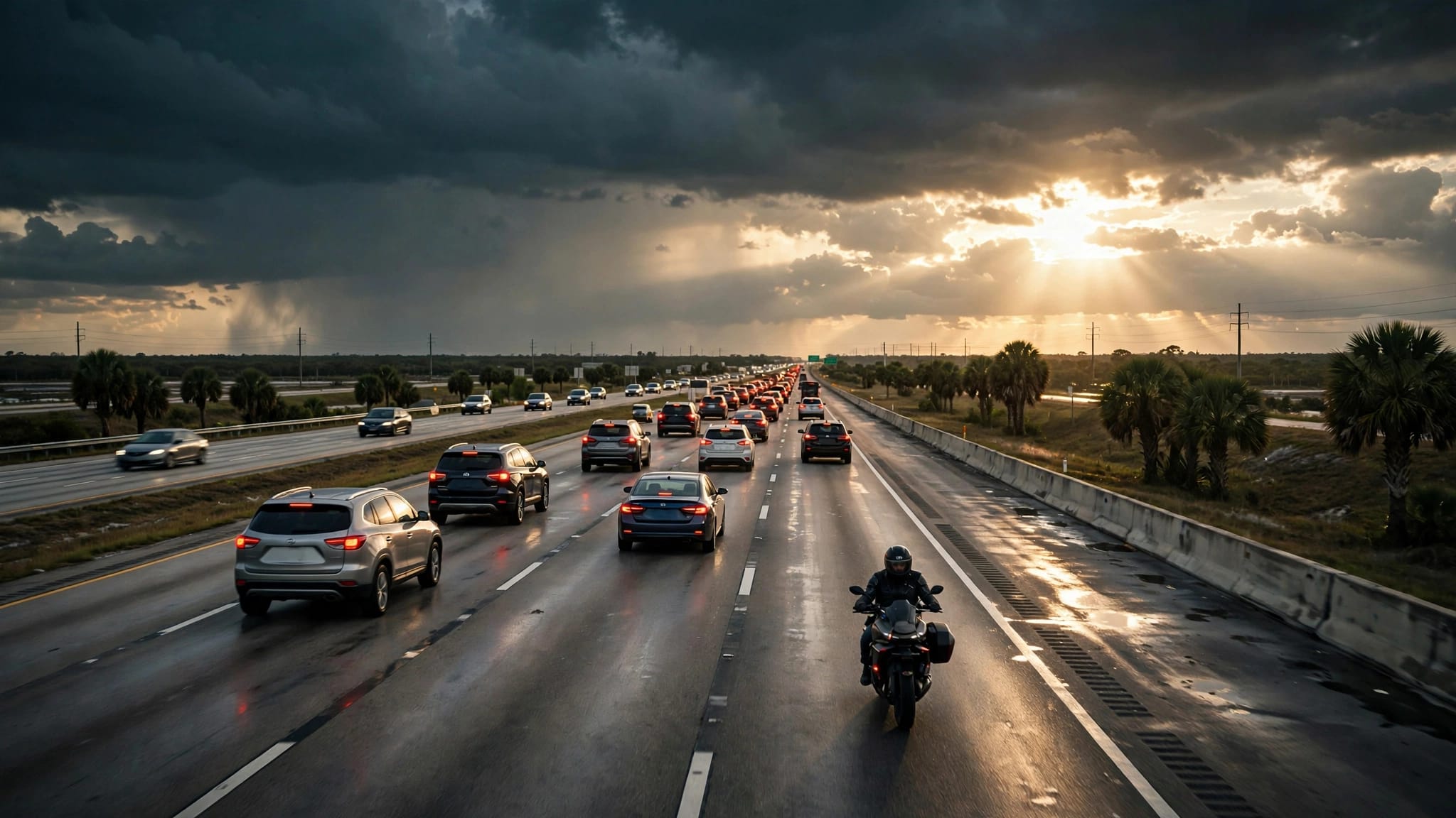 Florida motorcycle lane splitting