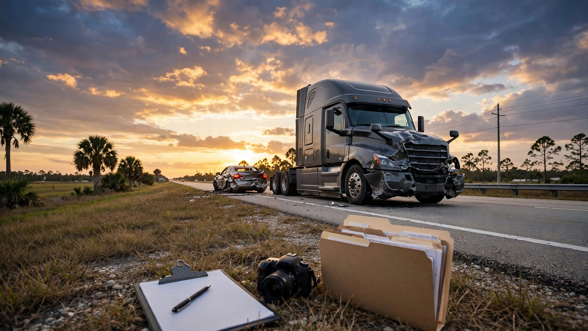 Florida truck crash claims