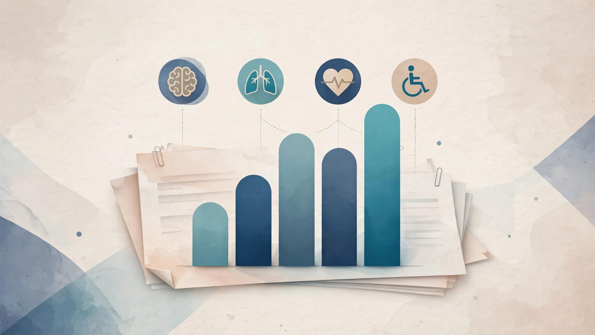 SSDI beneficiary statistics