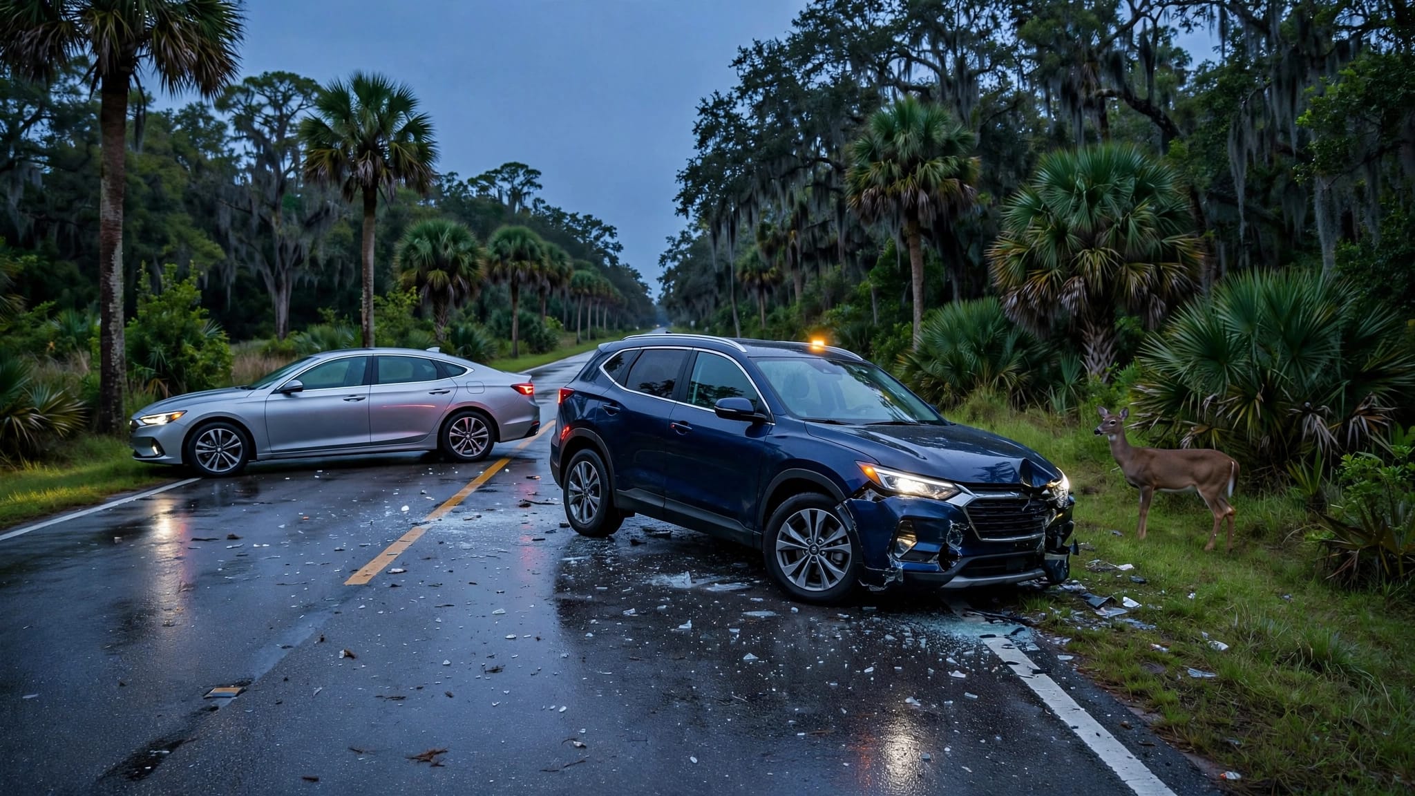 Florida deer accident