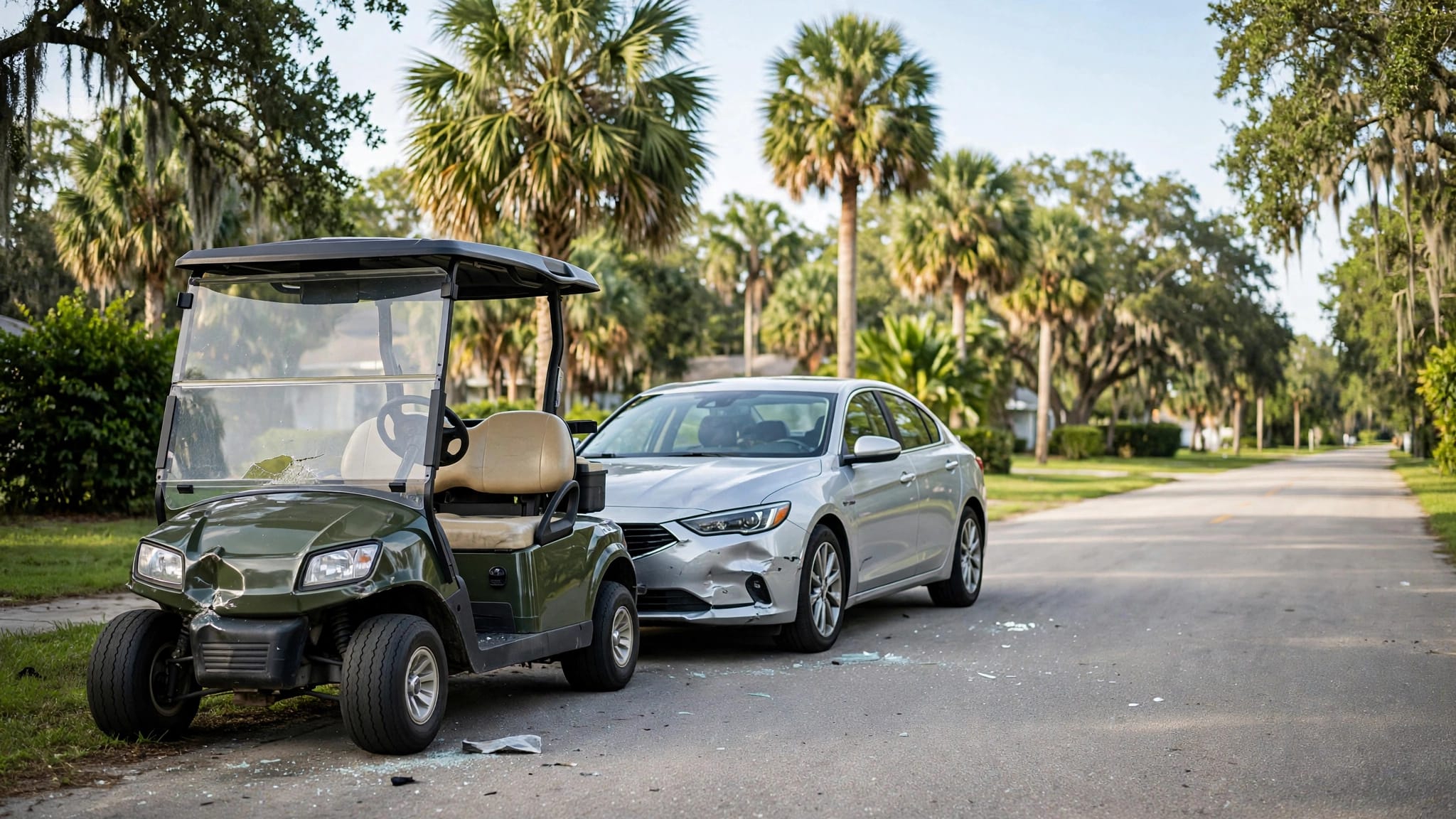 Florida golf cart accident