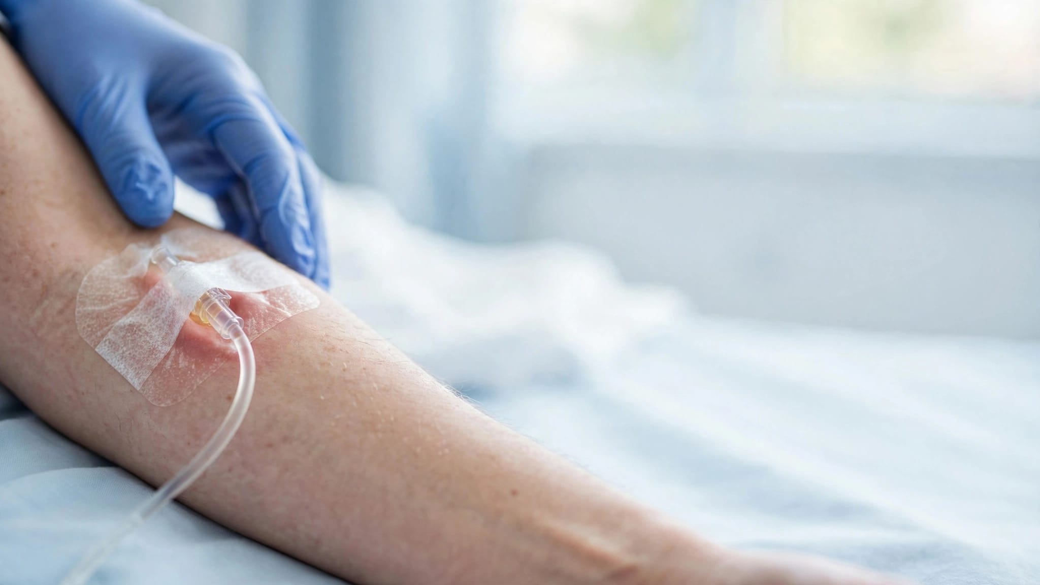 IV extravasation injury