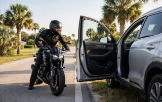 Florida motorcycle dooring claims
