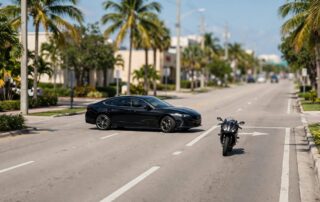 Florida motorcycle right-hook