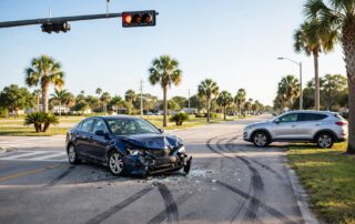 Florida red light accident