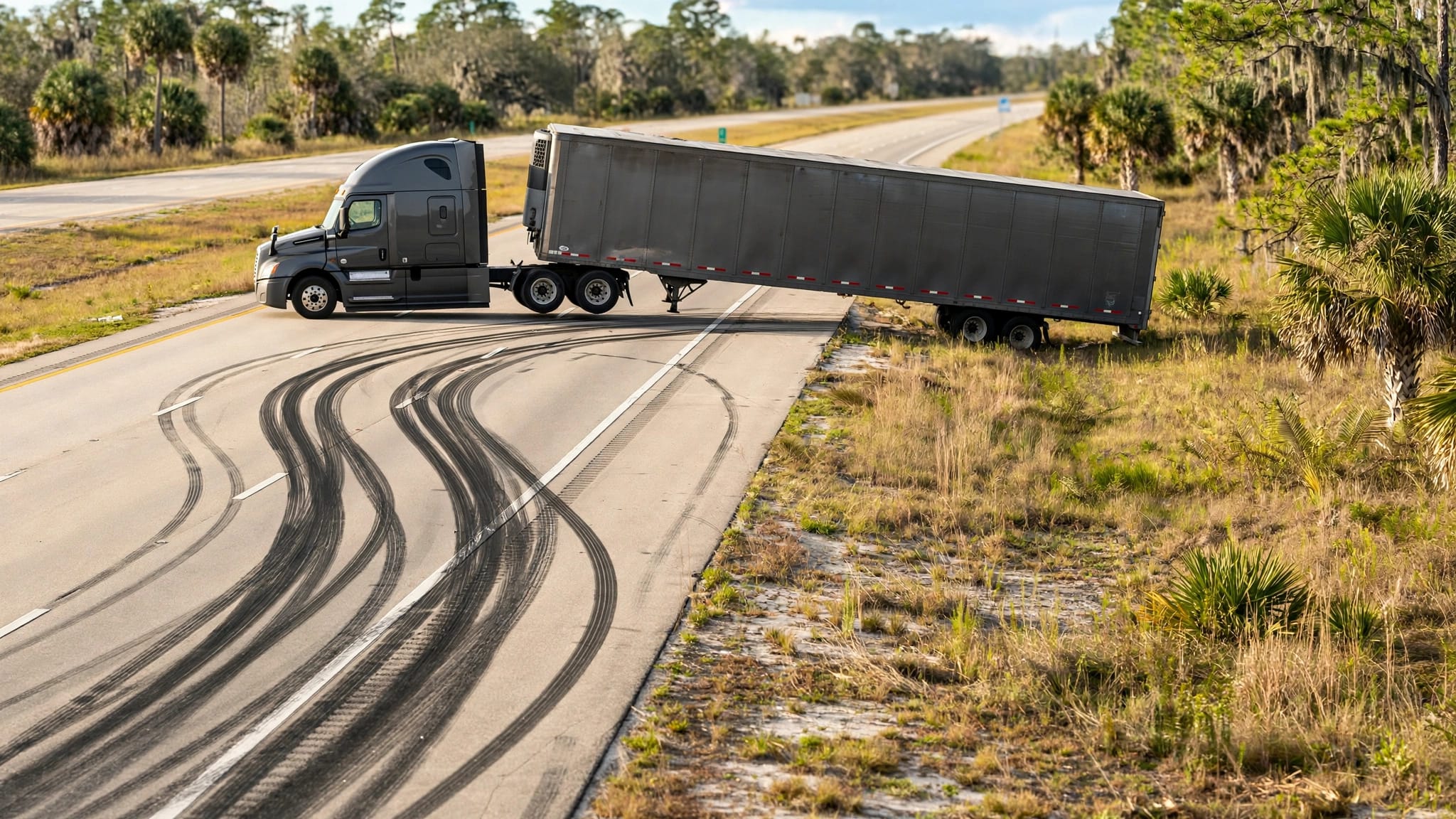 Florida truck jackknife claims