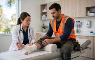Achilles tendon workers' comp